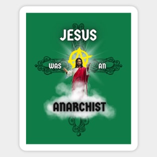 Anarchist Jesus Sticker